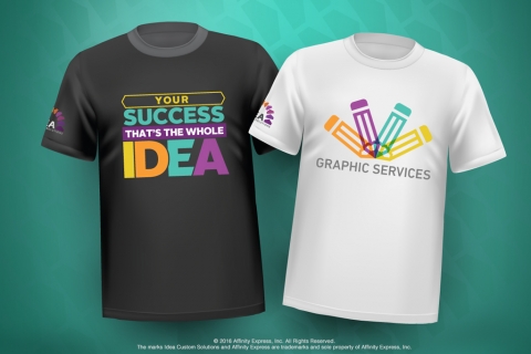 Business t shirt outlet examples